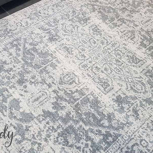 Awaken Silver Medallion Rug
