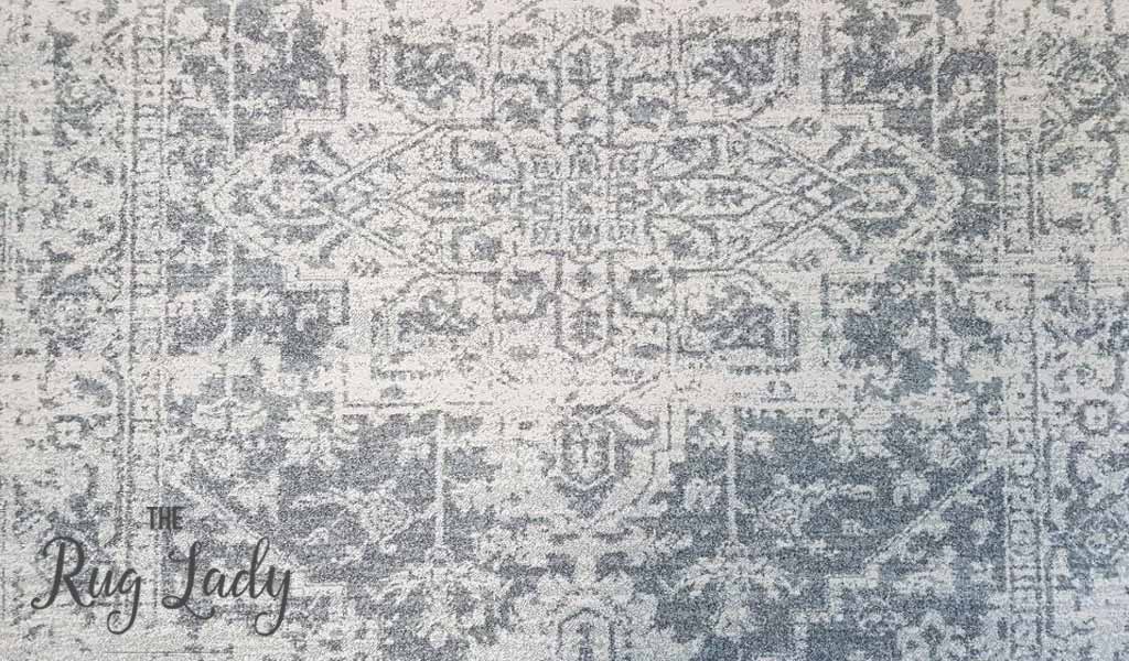 Awaken Silver Medallion Rug
