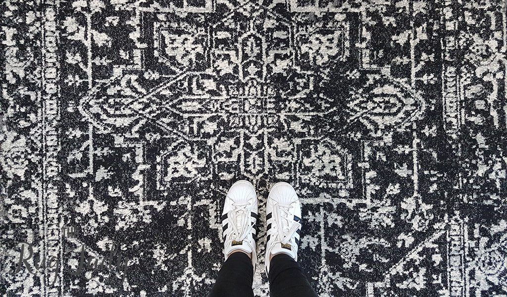 Awaken Charcoal Medallion Rug