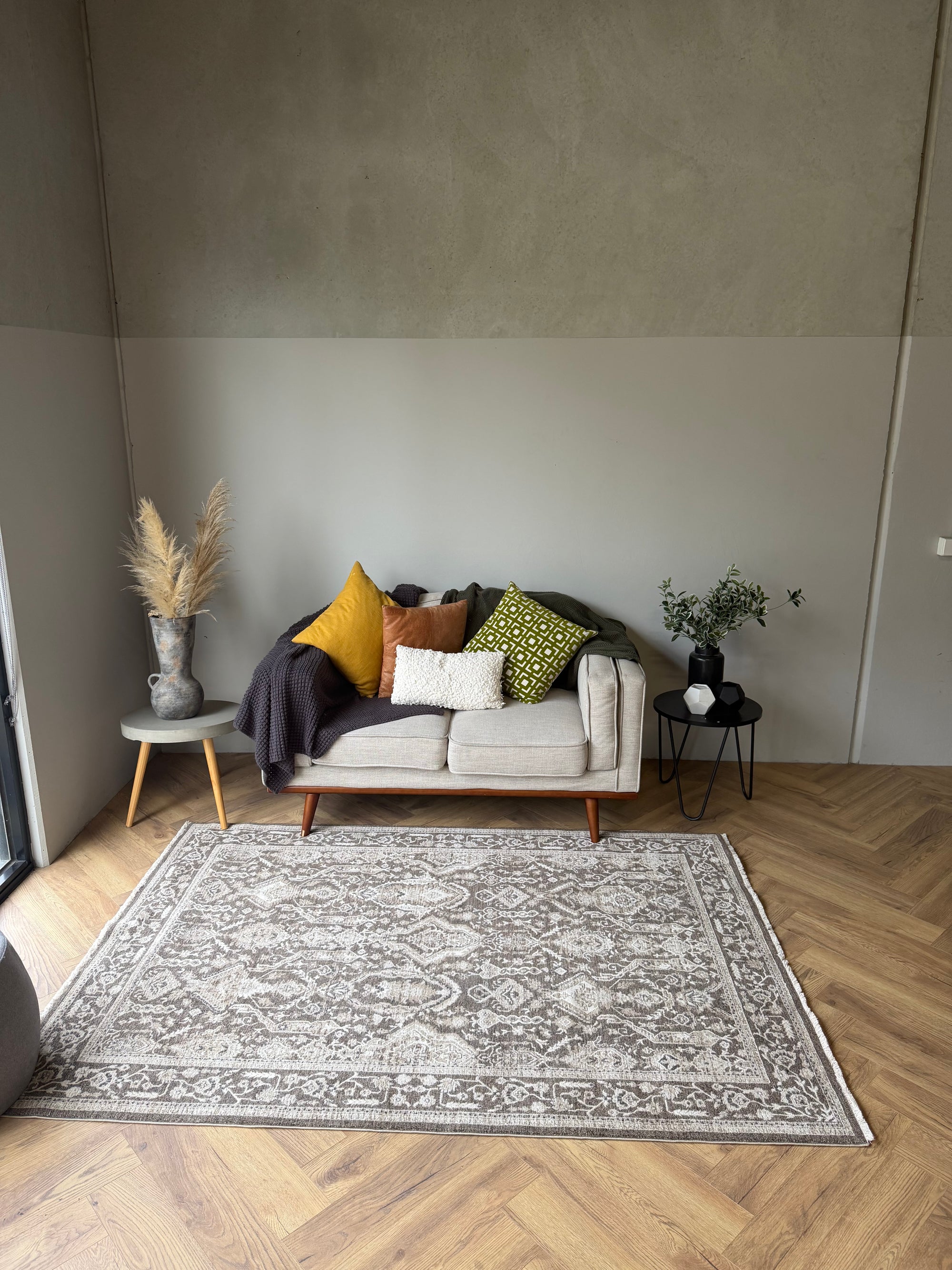 Sienna Taupe Traditional Rug 160x230