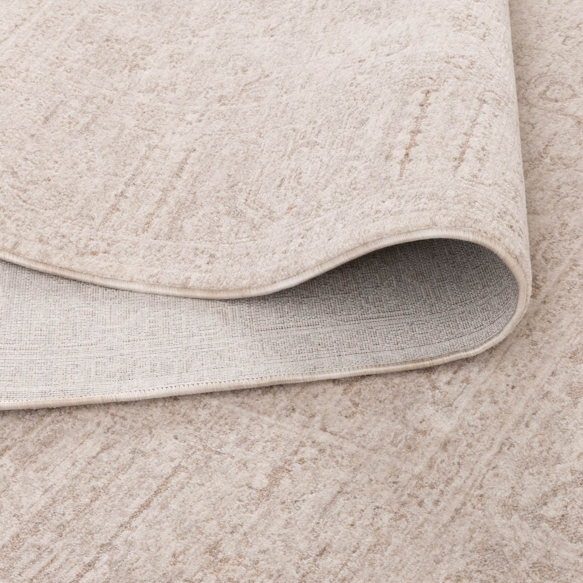 Heritage Distressed Border Beige 160 x 230 Rug