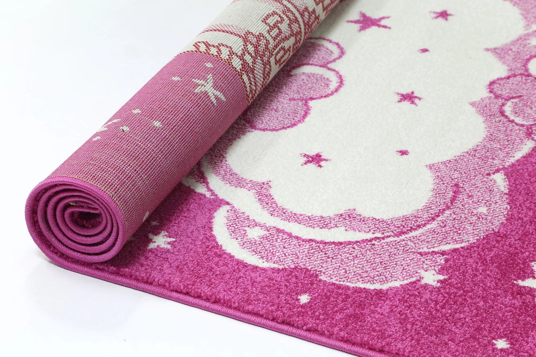 Happy Feet Princess Palace Pink Kids Rug