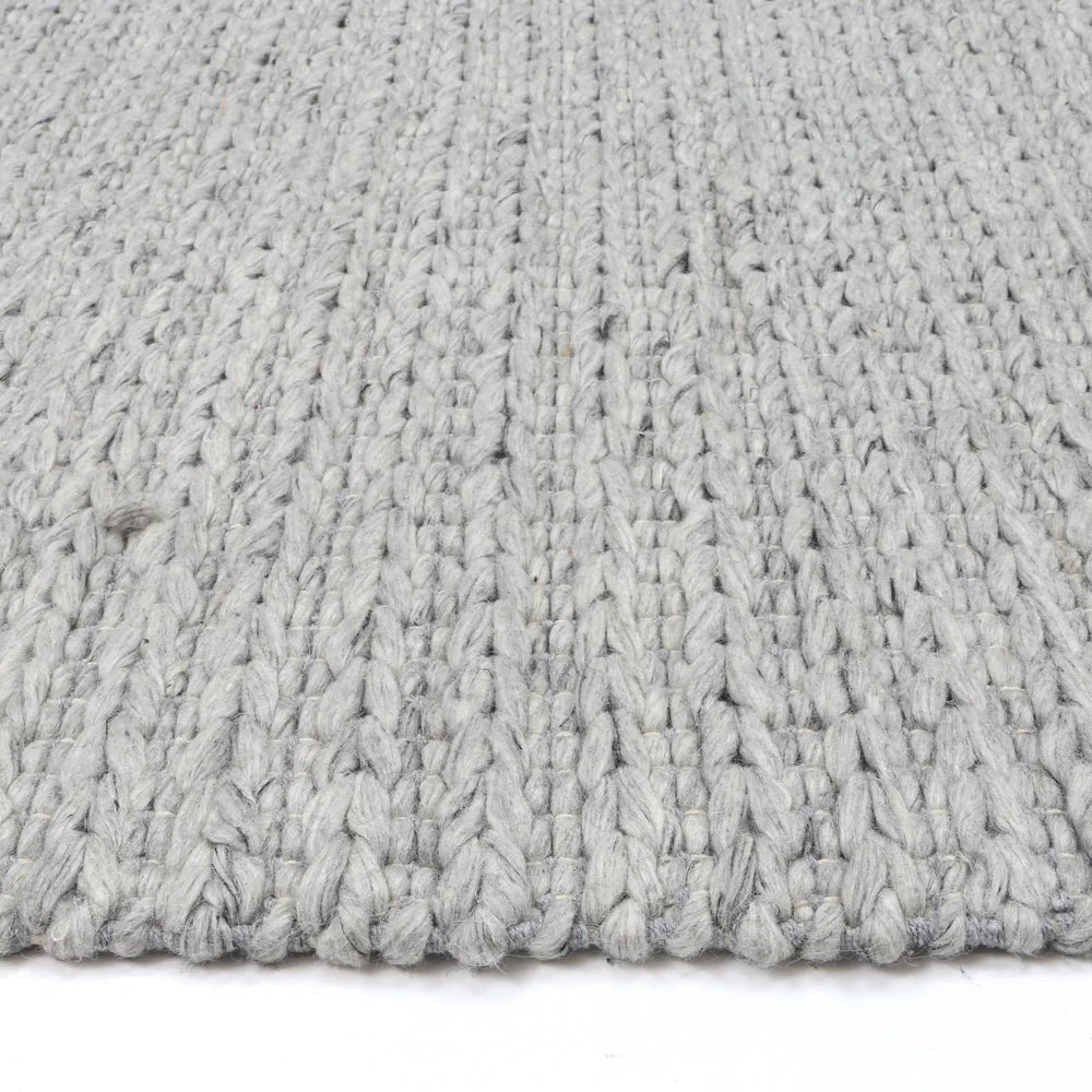 Harlow Cue grey Wool 160 x 230 rug