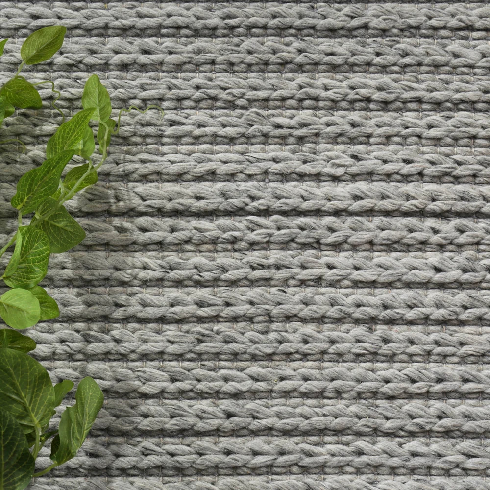 Harlow Cue grey Wool 160 x 230 rug