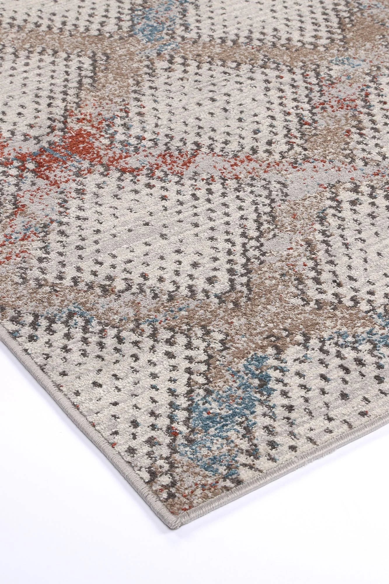 Havana Terra blue Modern Multi 160 x 220 cm