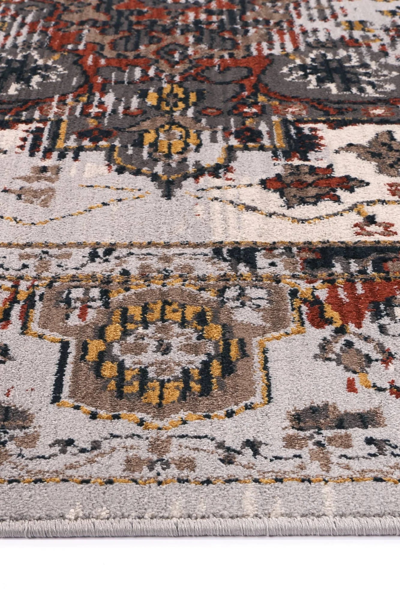 Havana Terra blue Traditional transitional Rust Multi Rug
