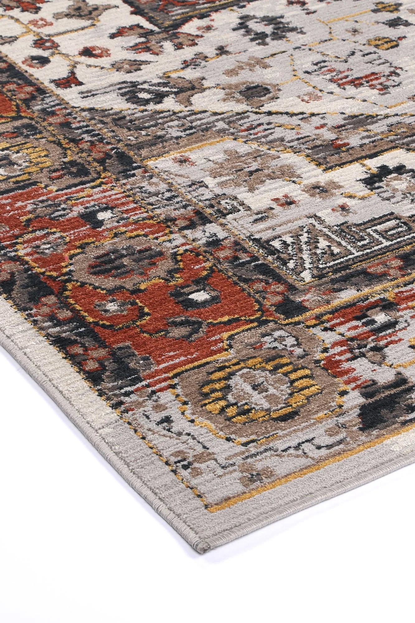 Havana Terra blue Traditional transitional Rust Multi Rug
