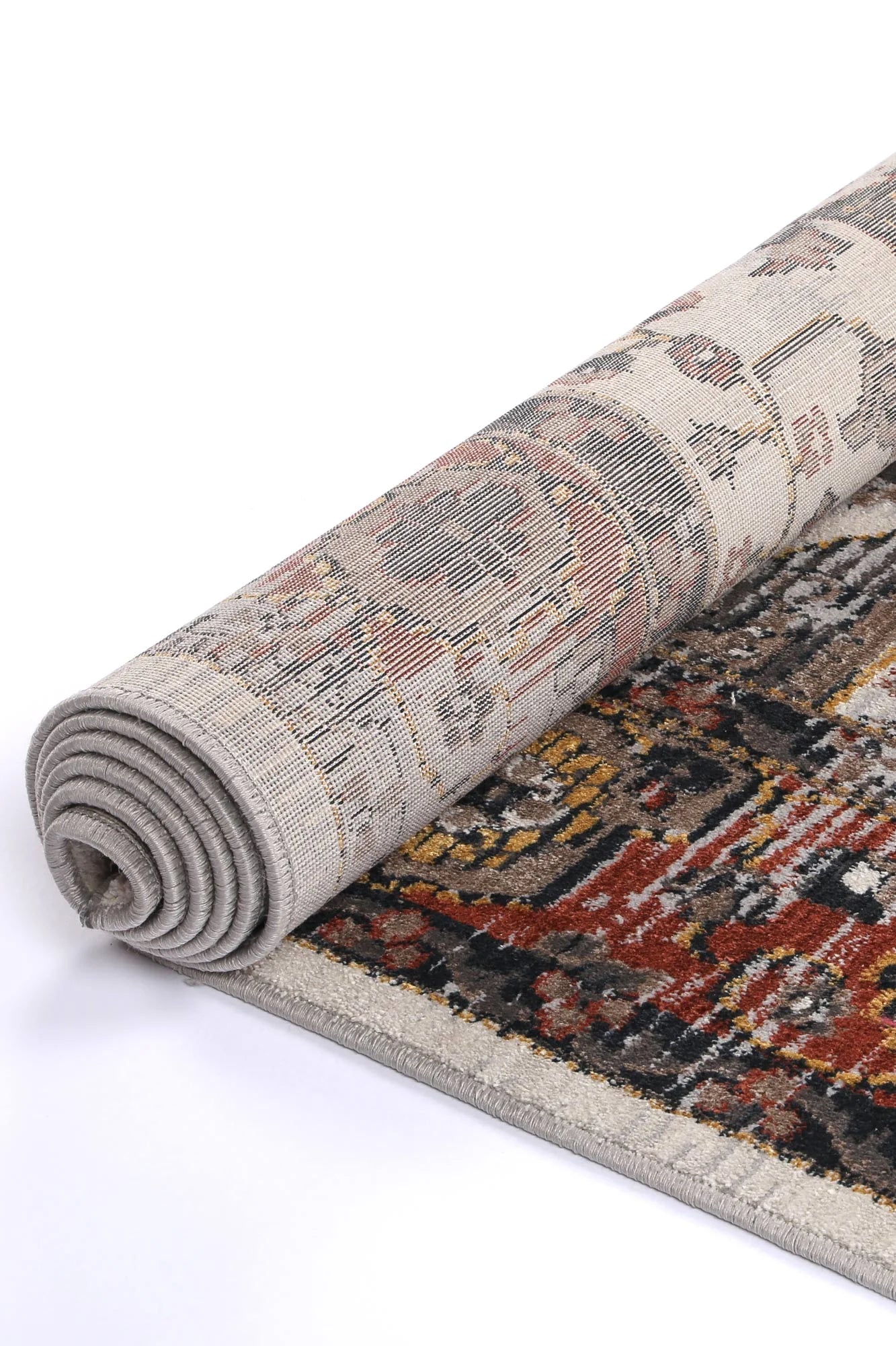 Havana Terra blue Traditional transitional Rust Multi Rug