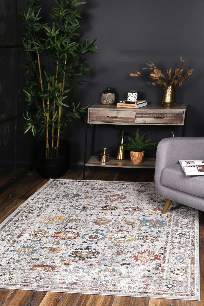 Havana Terra blue Transitional Multi 160 x 220 cm
