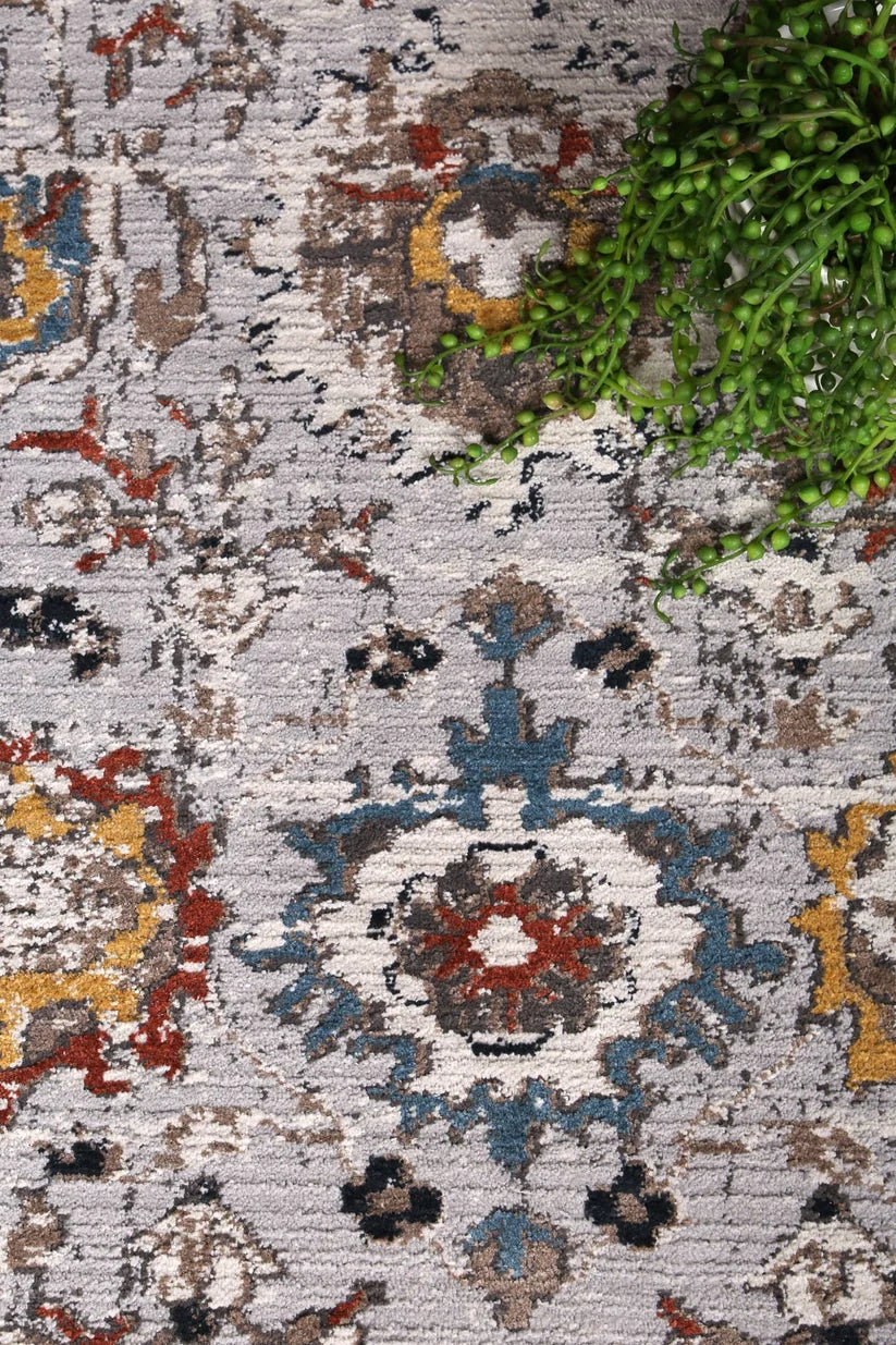 Havana Terra blue Transitional Multi 160 x 220 cm