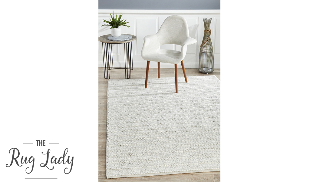 Harvey Ivory Textured Wool Rug