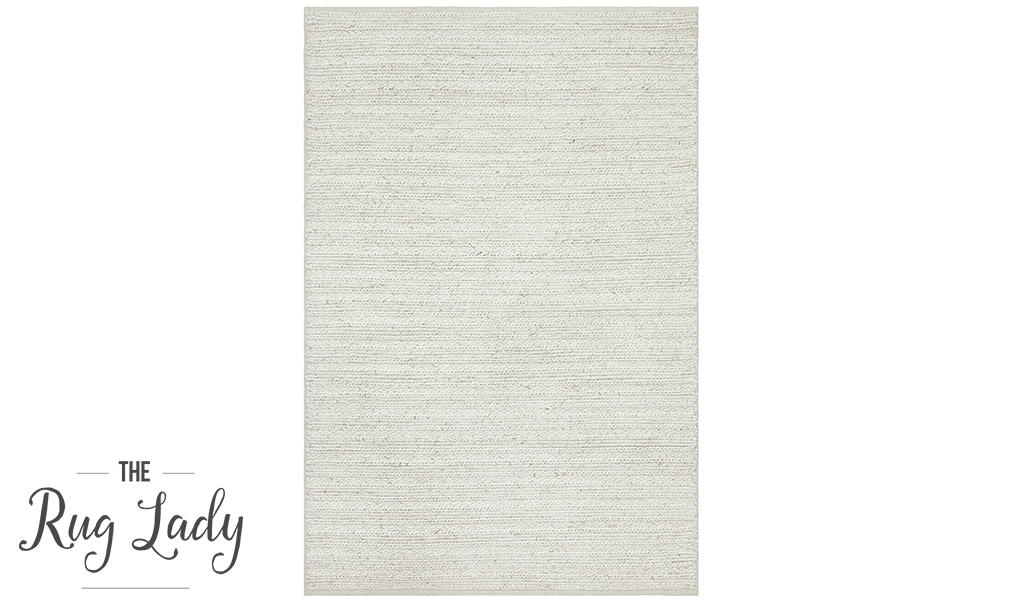 Harvey Ivory Textured Wool Rug