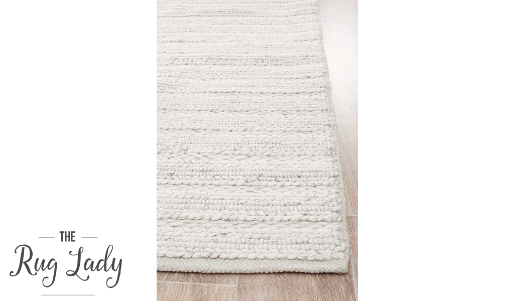 Harvey Ivory Textured Wool Rug
