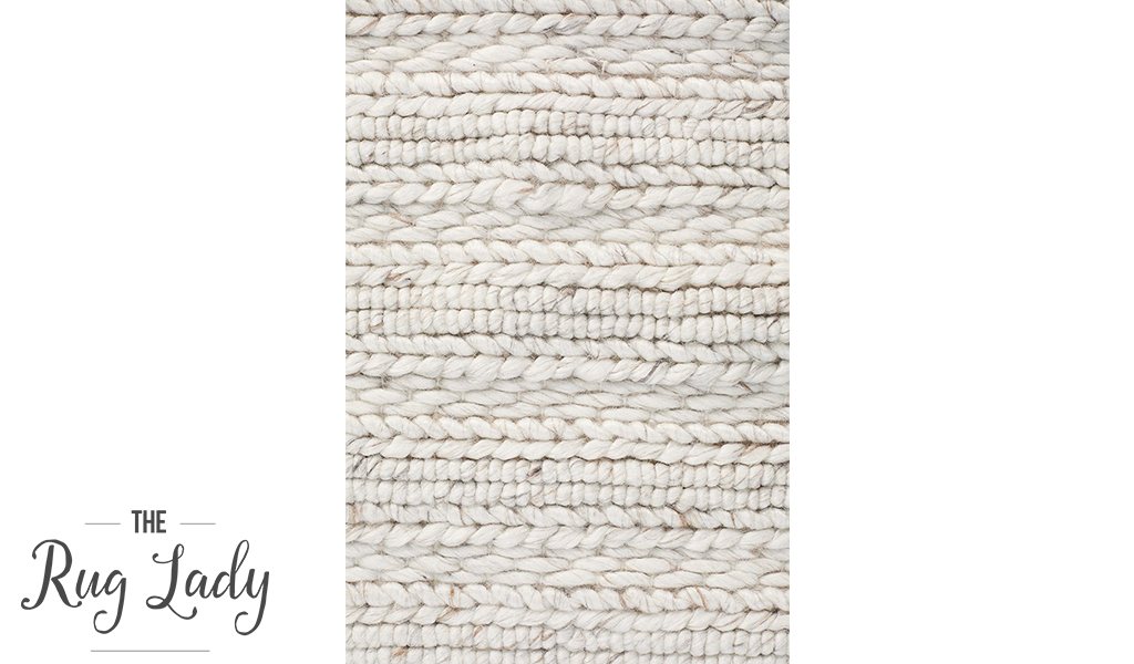 Harvey Ivory Textured Wool Rug