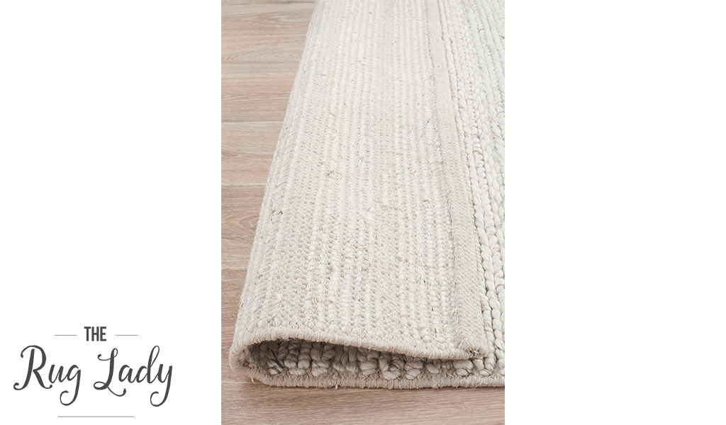 Harvey Ivory Textured Wool Rug
