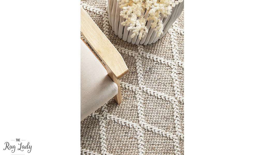 Harriet Natural Hand Woven Wool Rug