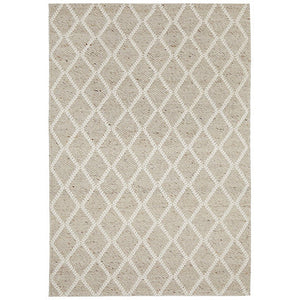 Harriet Natural Hand Woven Wool Rug
