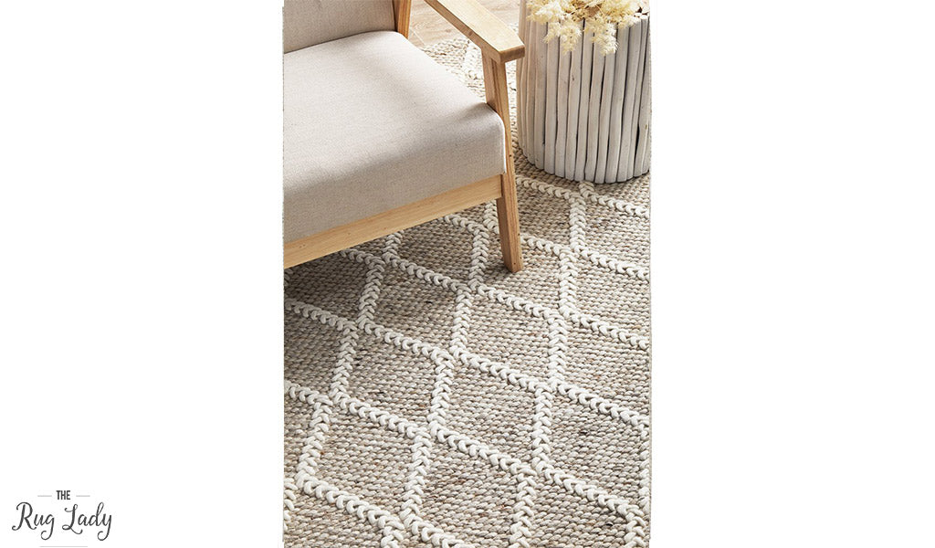 Harriet Natural Hand Woven Wool Rug