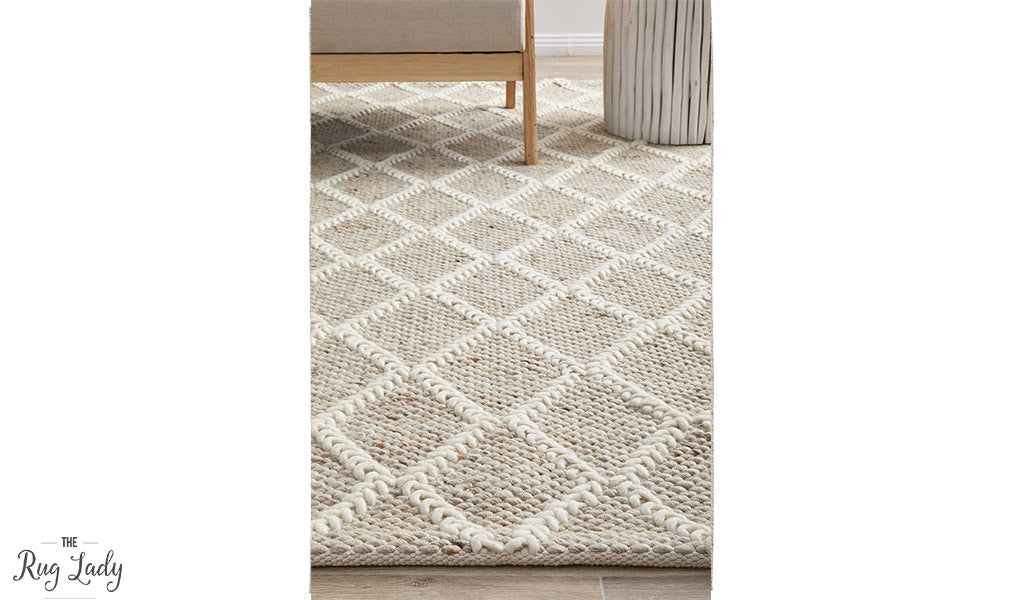 Harriet Natural Hand Woven Wool Rug