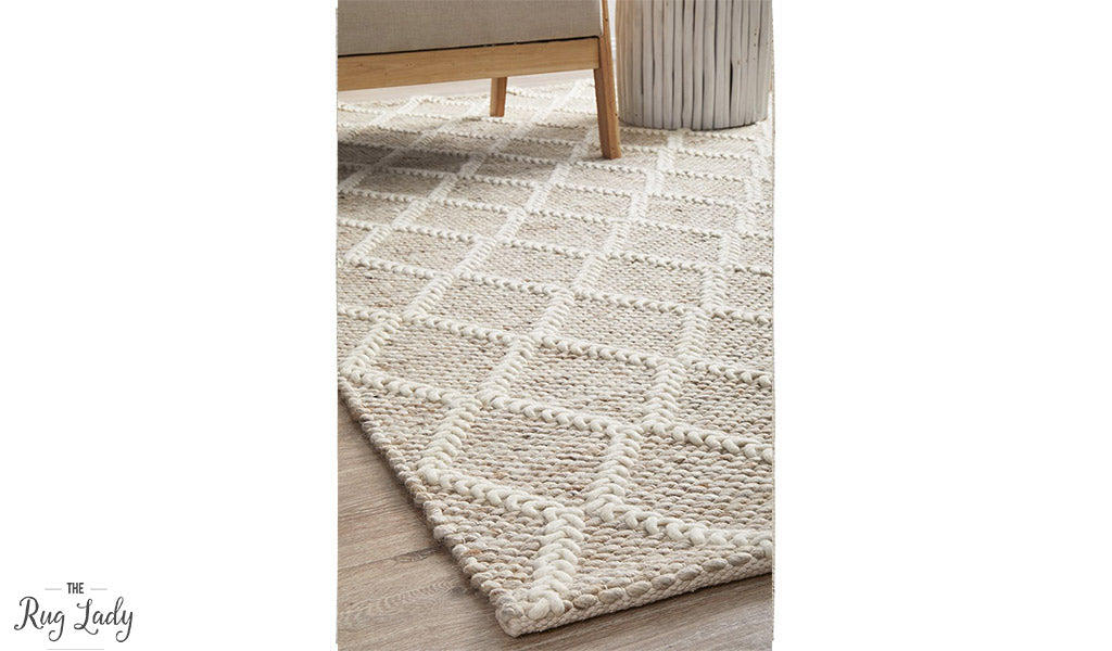 Harriet Natural Hand Woven Wool Rug