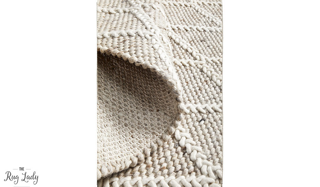 Harriet Natural Hand Woven Wool Rug
