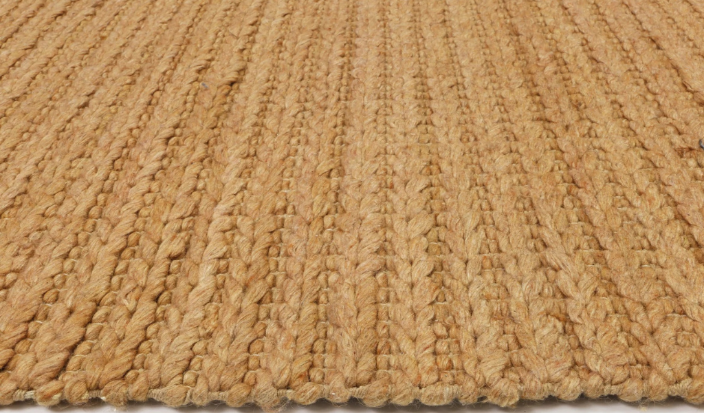 Halo Copper Braided Pattern Wool Blend Rug