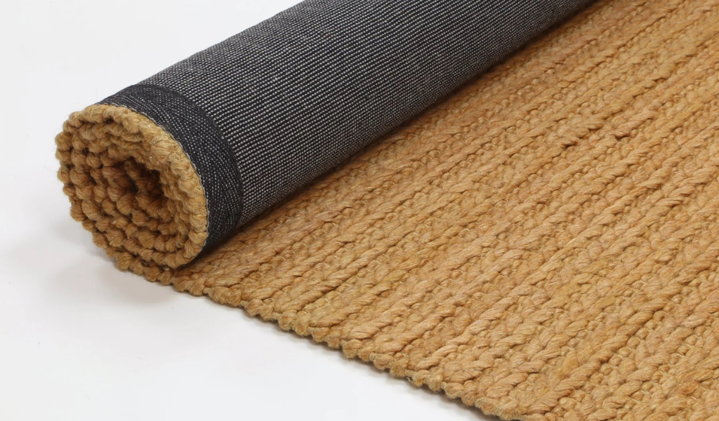 Halo Copper Braided Pattern Wool Blend Rug