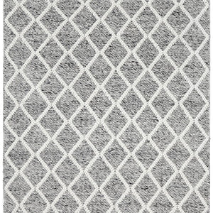 Harriet Grey Hand Woven Wool Rug