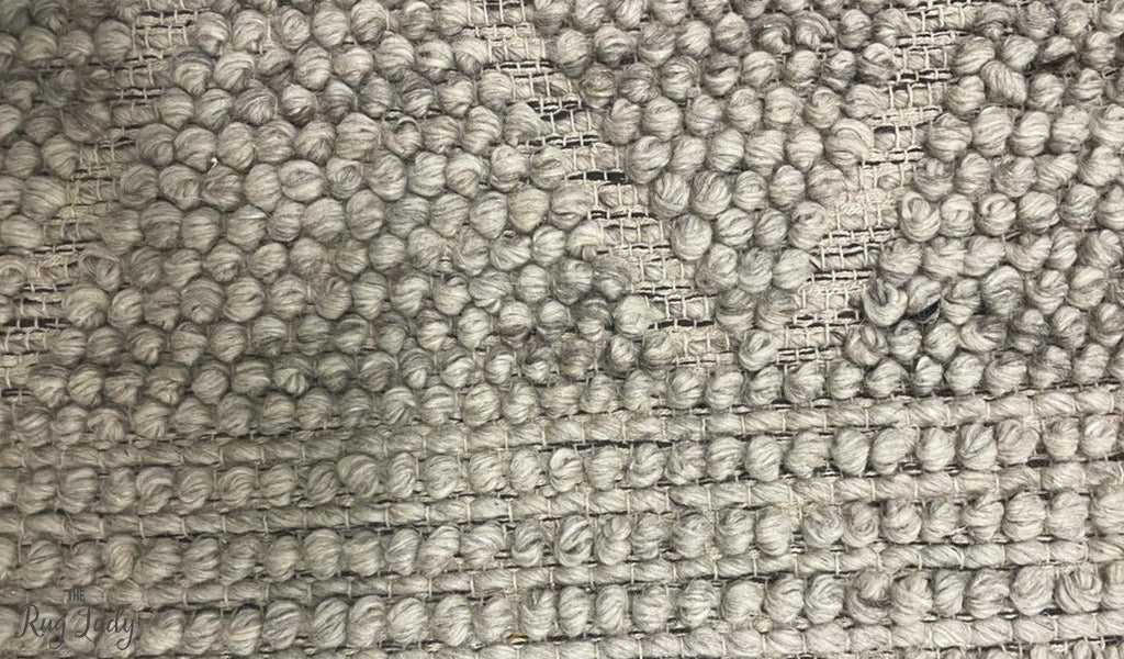 Halli Grey Hand-Woven Wool Rug