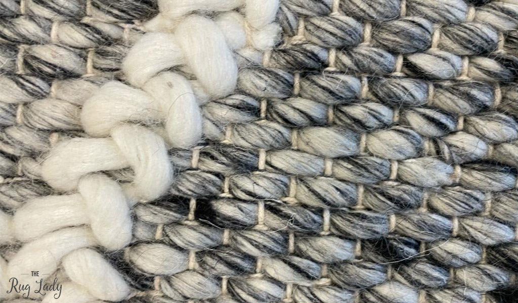 Harriet Grey Hand Woven Wool Rug