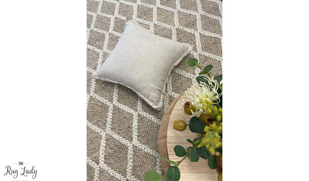 Harriet Natural Hand Woven Wool Rug