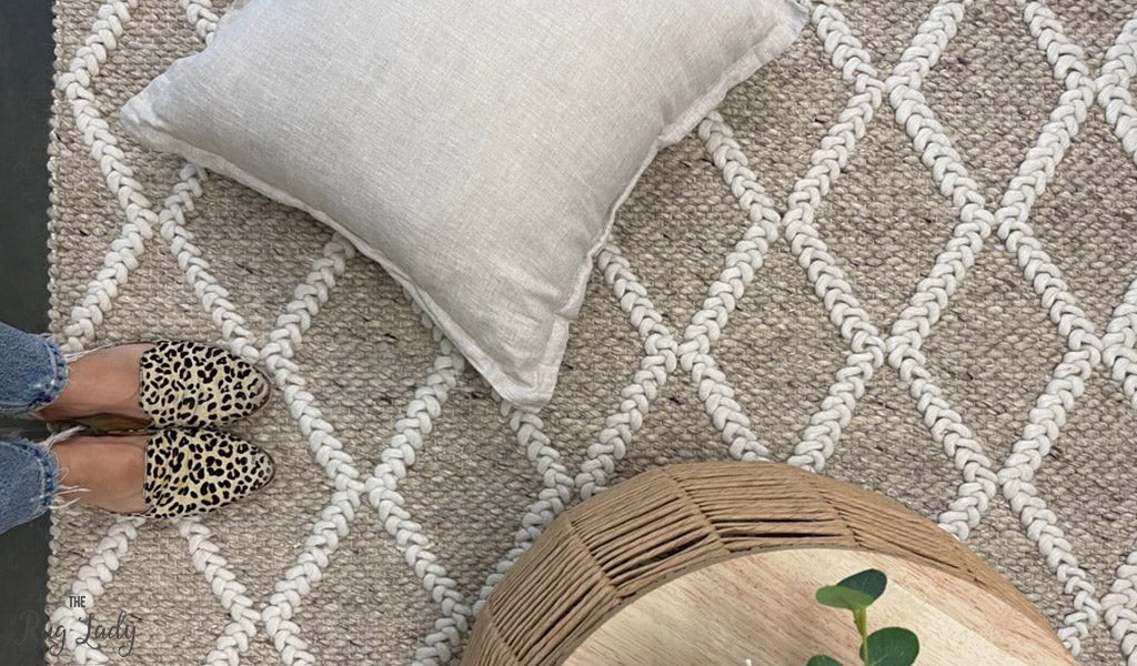 Harriet Natural Hand Woven Wool Rug