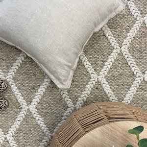 Harriet Natural Hand Woven Wool Rug