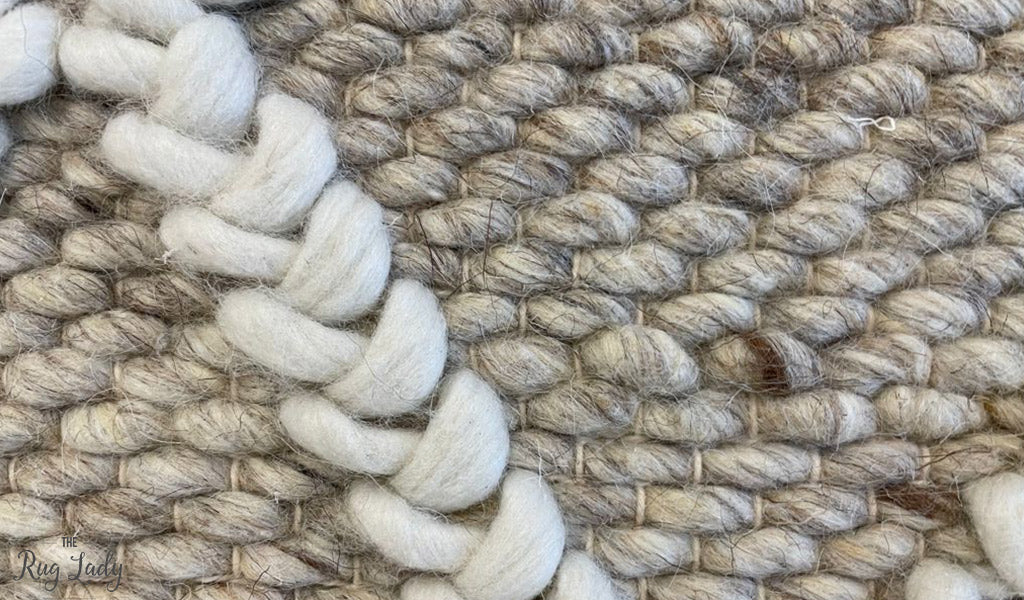 Harriet Natural Hand Woven Wool Rug