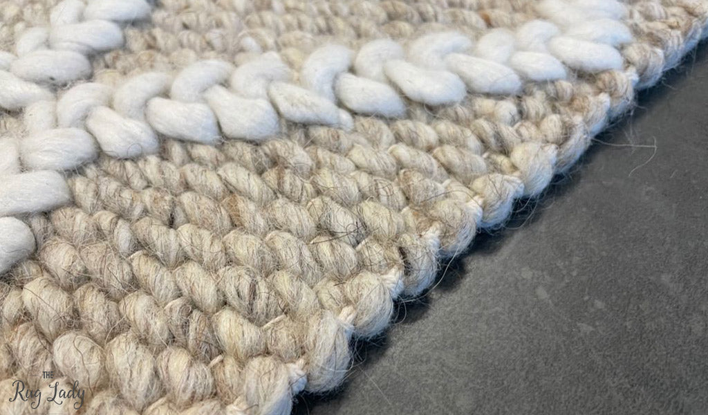 Harriet Natural Hand Woven Wool Rug