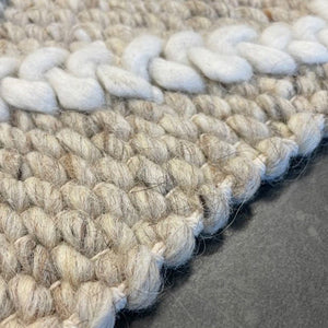 Harriet Natural Hand Woven Wool Rug
