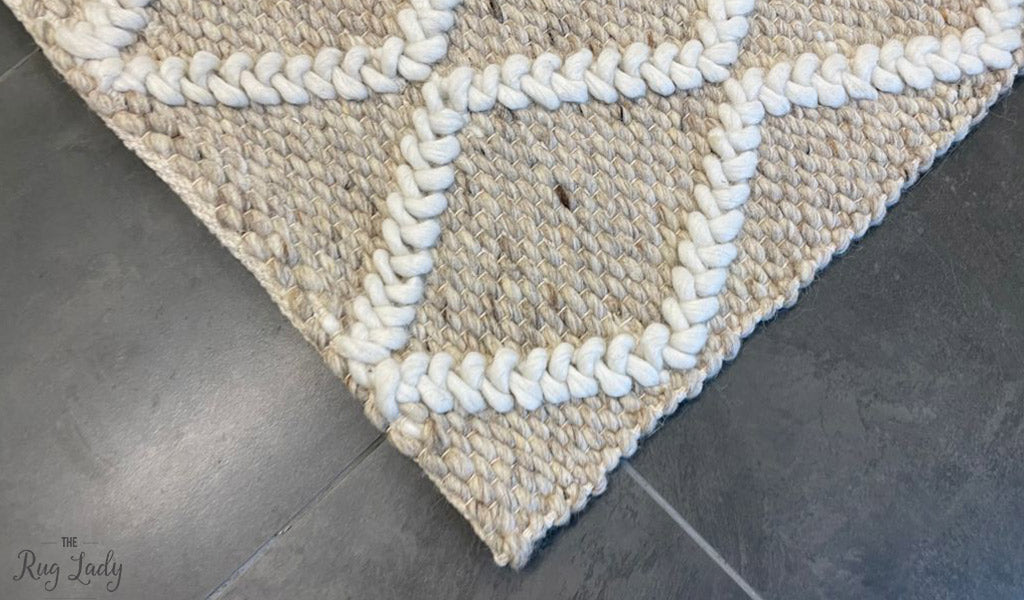 Harriet Natural Hand Woven Wool Rug