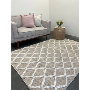 Harriet Natural Hand Woven Wool Rug