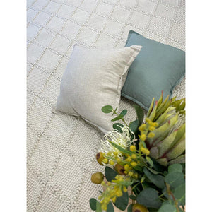 Harriet Ivory Hand Woven Wool Rug