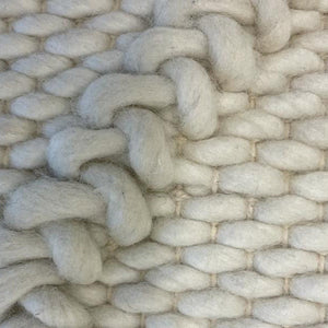 Harriet Ivory Hand Woven Wool Rug