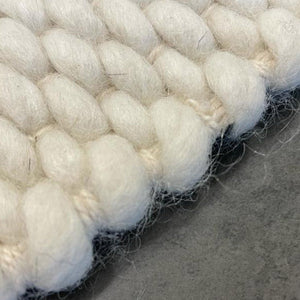 Harriet Ivory Hand Woven Wool Rug