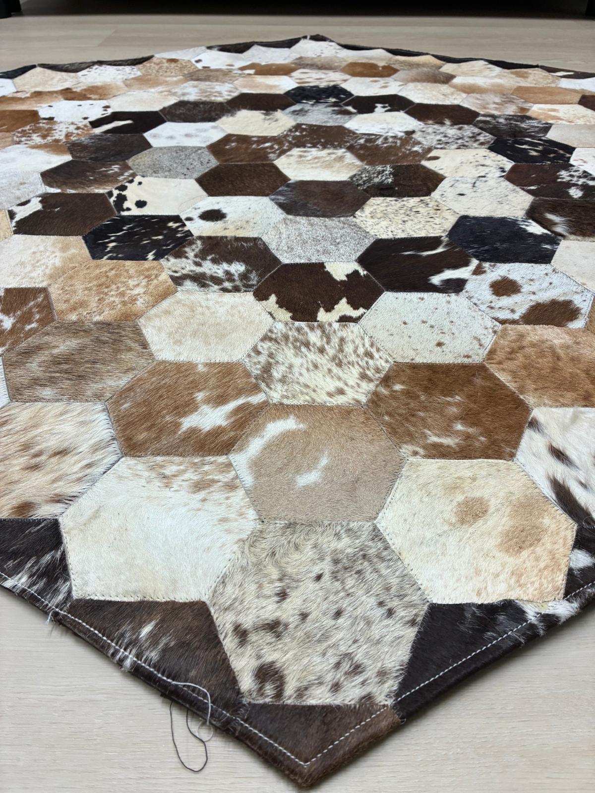 cow hide rug Pentagon 145 x 122cm
