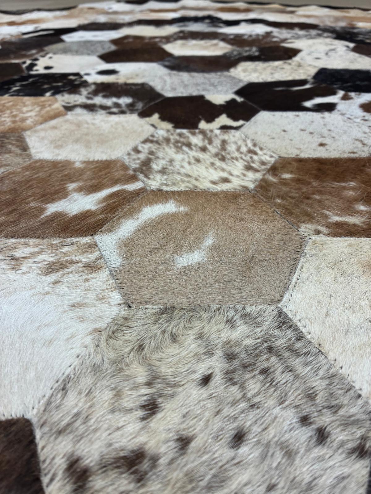 cow hide rug Pentagon 145 x 122cm