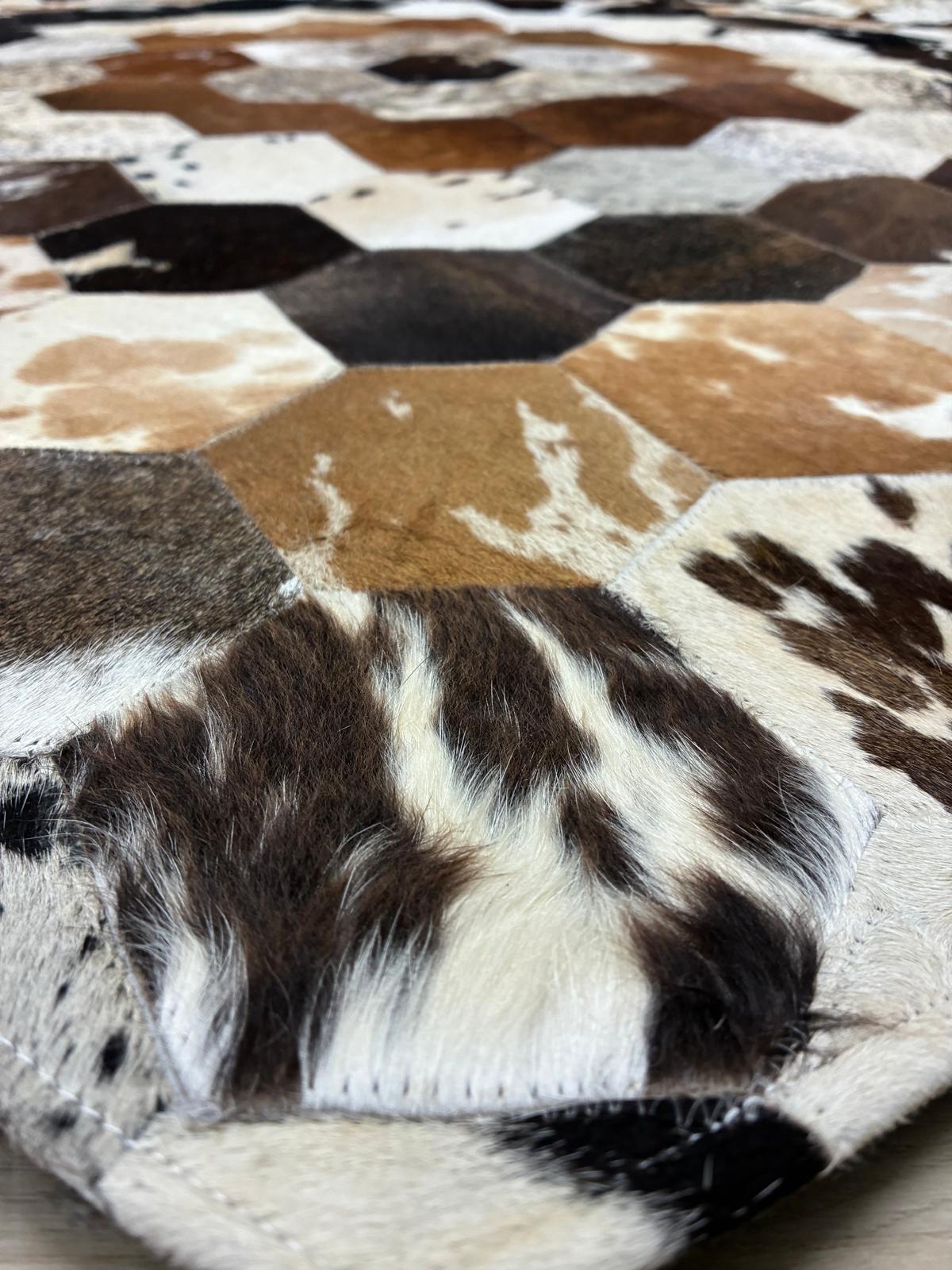 cow hide rug Pentagon 145 x 122cm