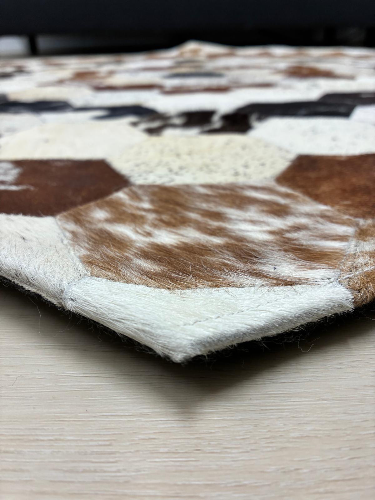 cow hide rug Pentagon 145 x 122cm