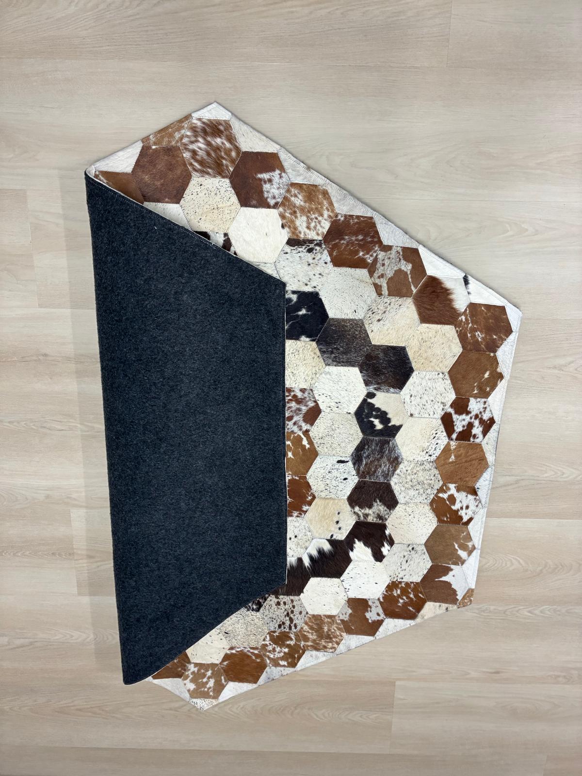 cow hide rug Pentagon 145 x 122cm