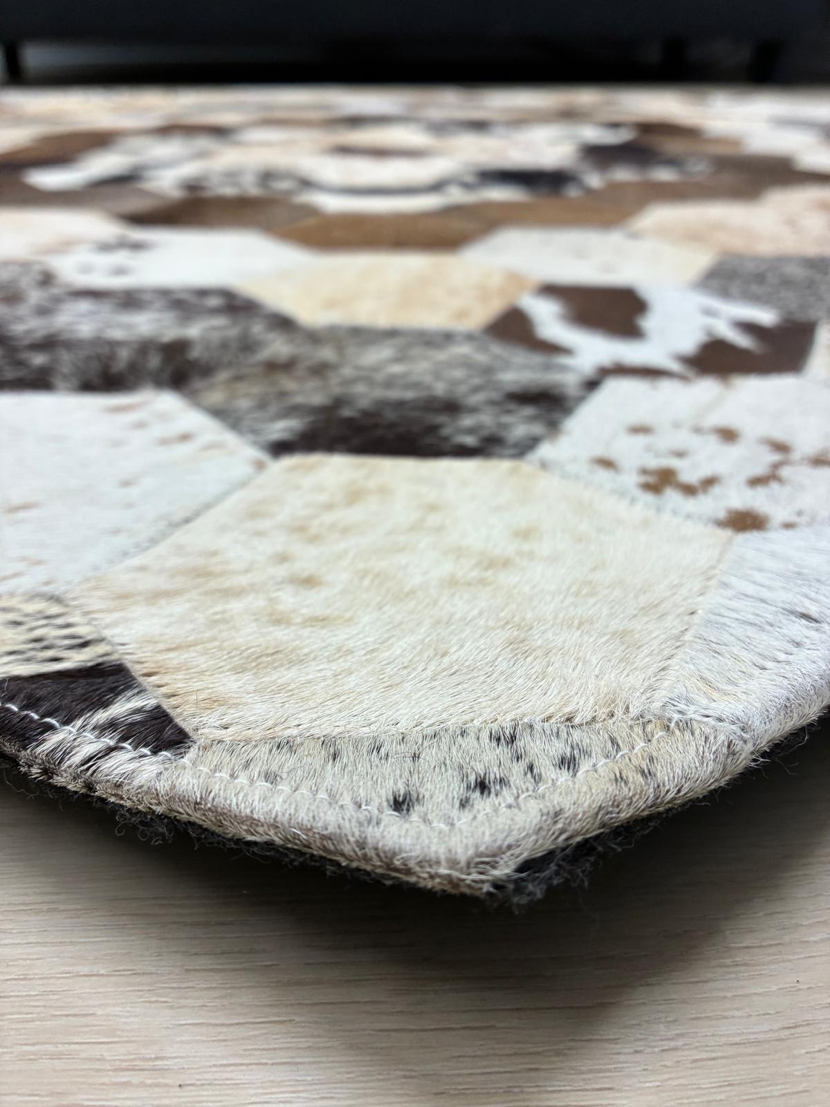 cow hide rug Pentagon 145 x 122cm