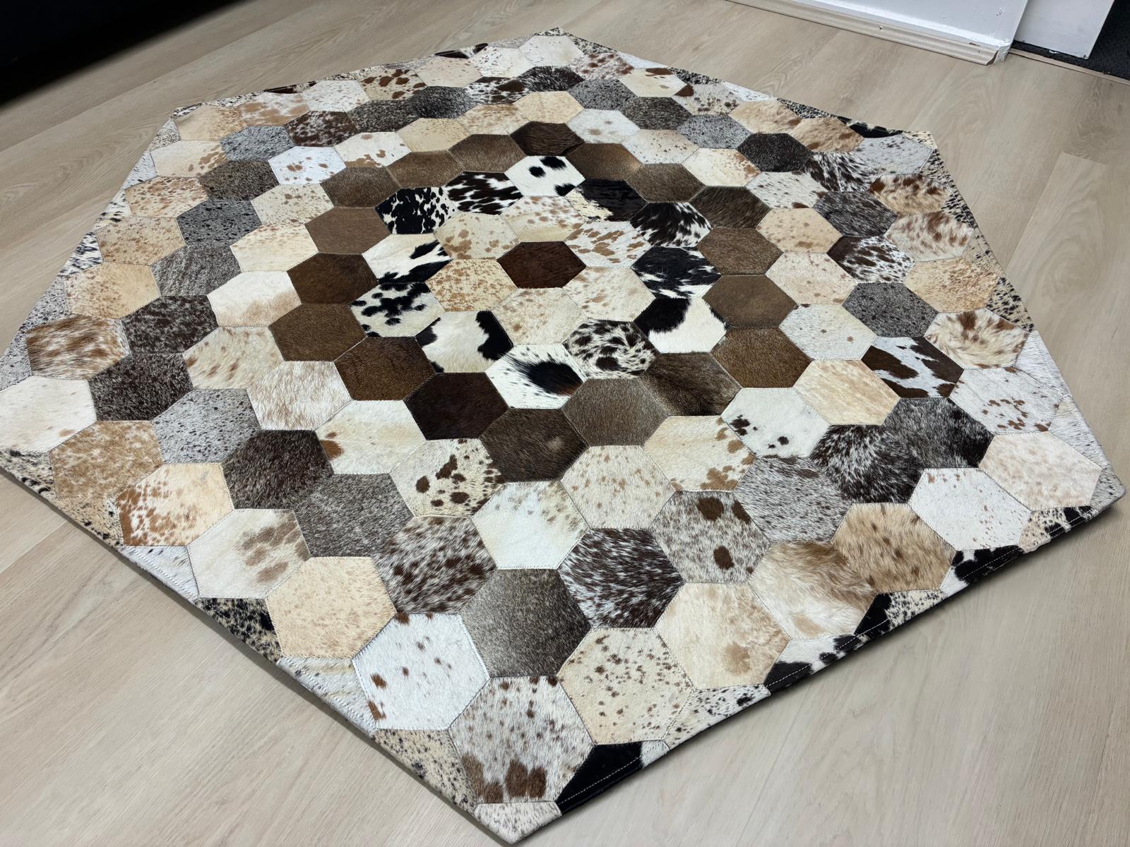 cow hide rug Pentagon 145 x 122cm