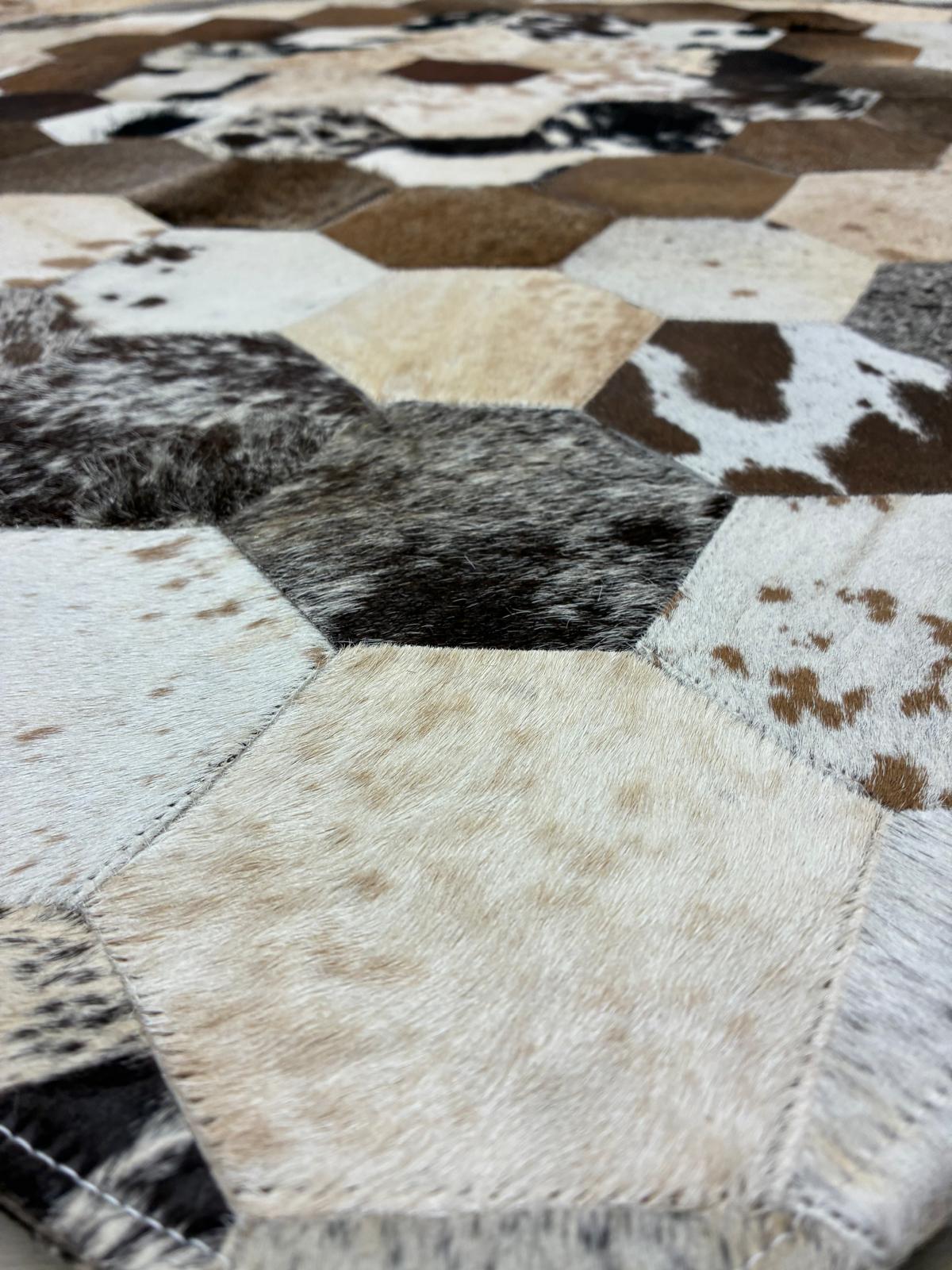 cow hide rug Pentagon 145 x 122cm