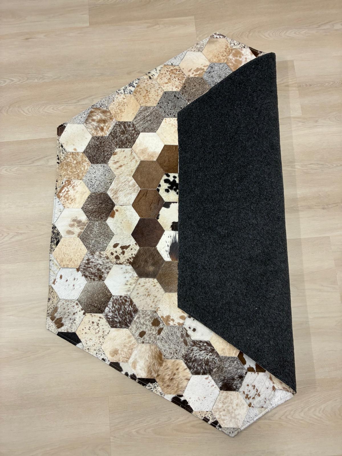 cow hide rug Pentagon 145 x 122cm